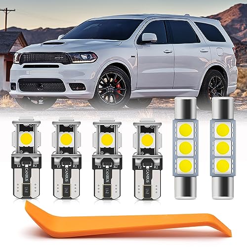 Kit de 17 Lámparas LED blancas interiores para Dodge Durango miniatura 1
