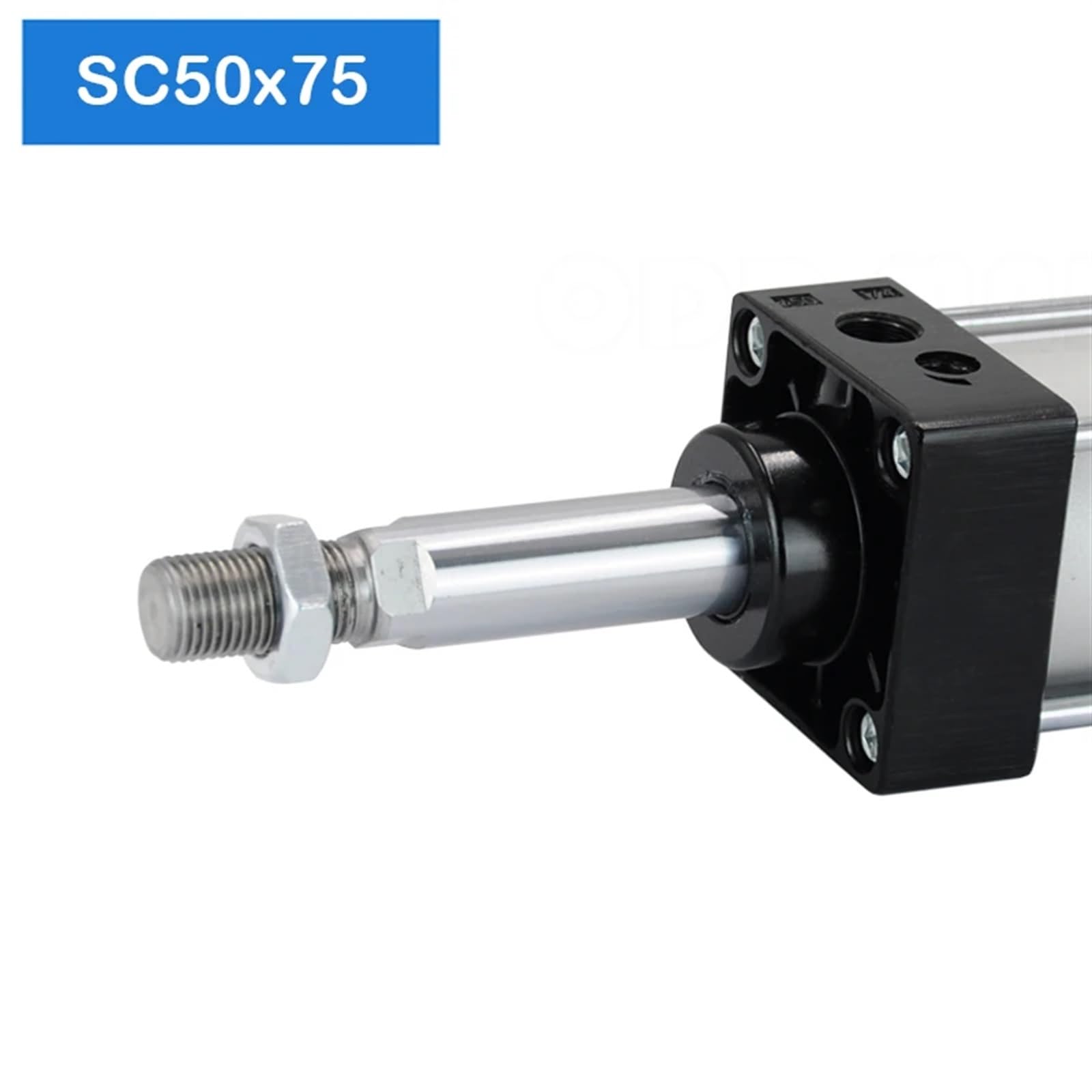 SC50X75 50 mm de diámetro 75 mm de Carrera Actuador de Aire telescópico estándar Especificación del Sello del pistón Pistón del Cilindro neumático de Impacto(F-SC50 TC,SC50X75)
