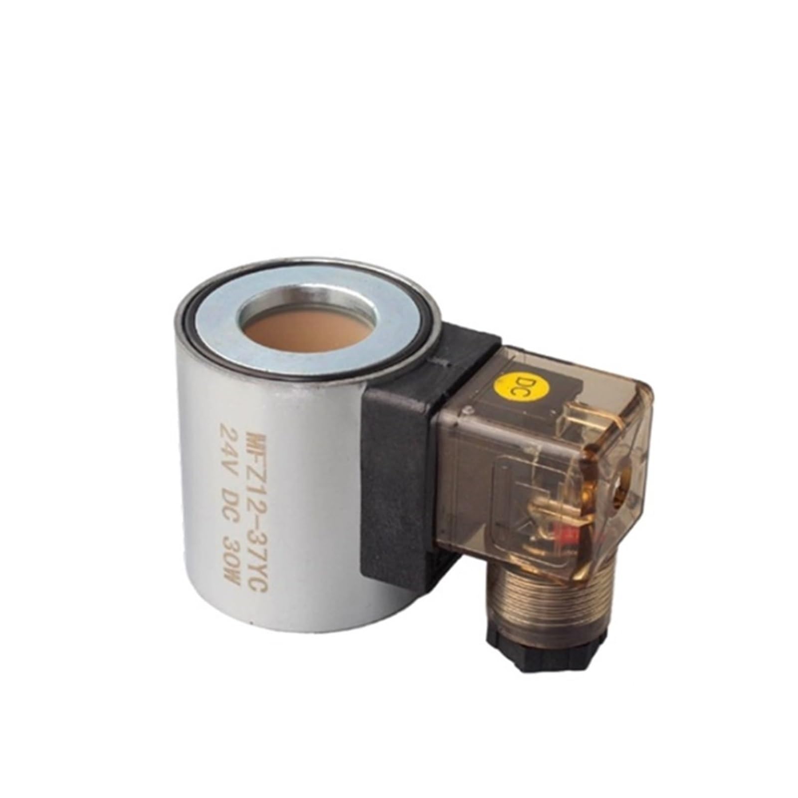QRUYHBAJU Hydraulic Solenoid Valve Coil MFB12-37YC MFZ12-37YC 30W AC220V AC110V DC24V DC12V DC48V DC60V Hole Diameter 23mm Height(MFZ12-37YC DC72V)