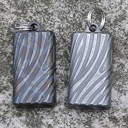 Portable dog training whistle with key ring