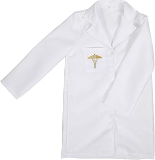 Homoyoyo Ropa De Médico Para El Pretender Doctor Disfraces De Juego De Roles Disfraz De Juego De Rol Para Disfrazarse De Medico Ropa De Rol De Blanco Poliéster