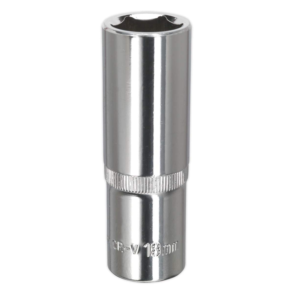 Sealey Sp1218d 18Mm Deep 1/2"Sq Drive Fully Polished Walldrive Socket 5051747360235