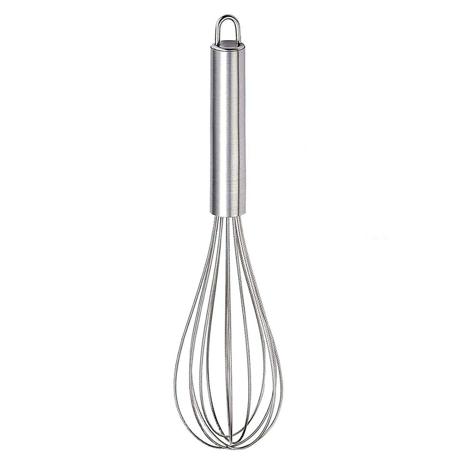 IMPHI Stainless Steel Whisk 30cm | Steel Hnadle | Egg Beater | Kitchen Tool | Hand Blender | Wire Whisk 1pc