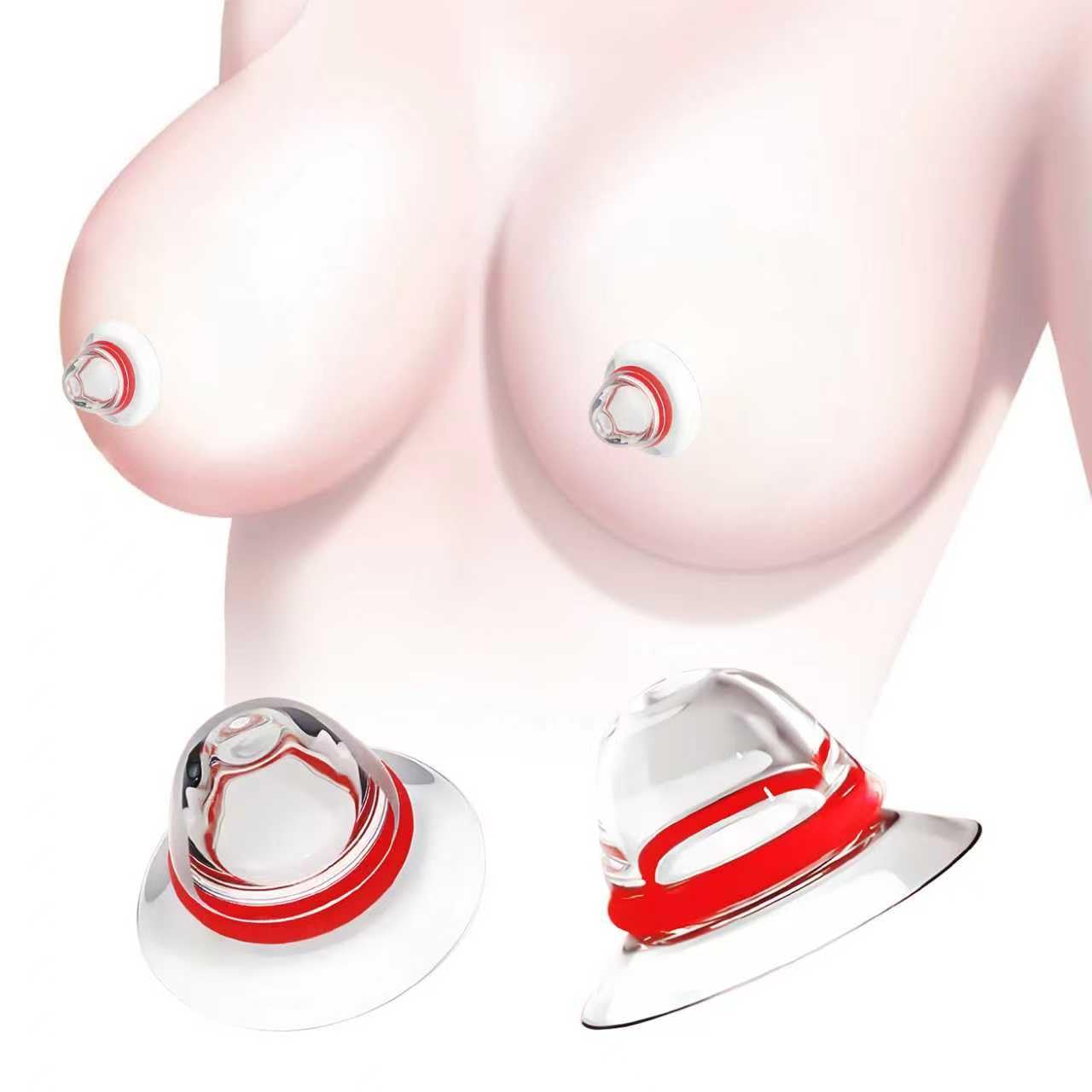 Nipple Enhancement kit - Dual-Mode Manual Pump Suitable for Couples Intimacy Training Nipple Toy Stimulator Foreplay Flirting Sex