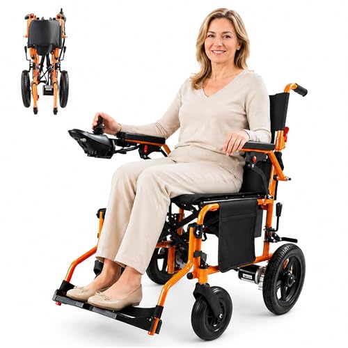 OxtraCare 18" Foldable Electric Wheelchair