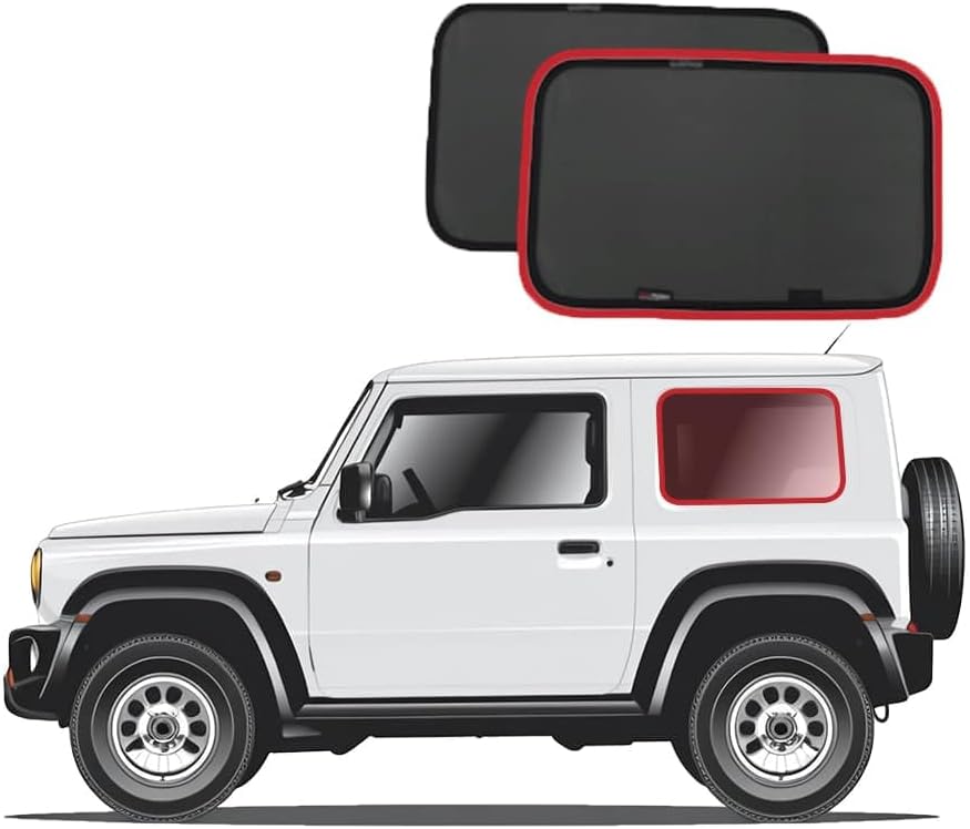 Snap Shades for Suzuki Jimny 4th Generation Port Window Shades (JB64/JB74; 2018-Present)
