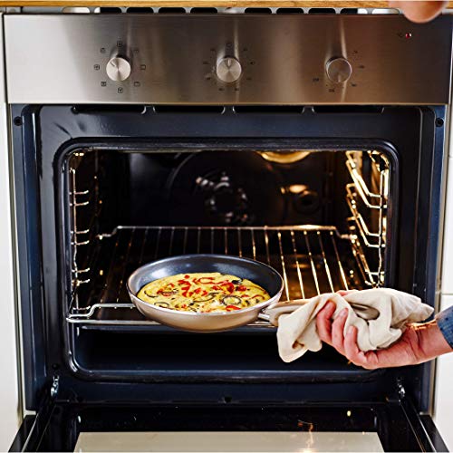 GreenPan Saucepan Set, Non Stick, Toxin Free Ceramic Sauce Pots - Induction & Oven Safe Cookware - 16/18/20 cm, 3 pcs, Bronze 4 Gallery Image