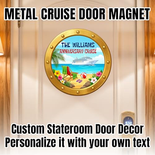 Imán decorativo personalizado para puerta de crucero miniatura 4