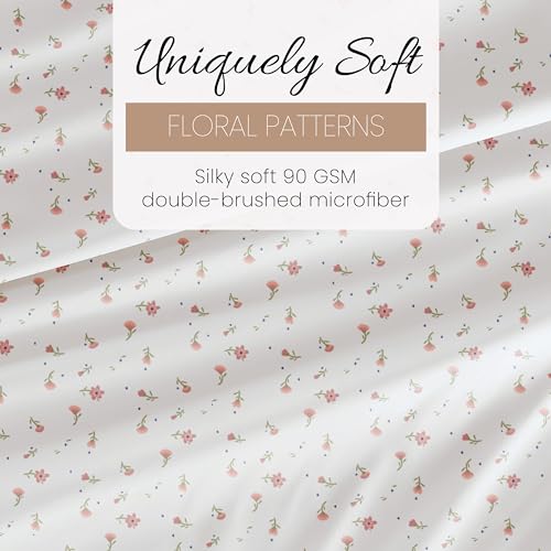 Linen Market IEH-4PC-SFL-F-PI 4 Piece Full Bedding Sheet Set  thumb #5
