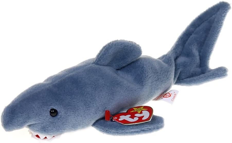 Crunch the Shark Beanie Baby (Retired)