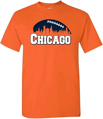 Miniatura 50 de Xtreme Apparrel City Skyline - Camiseta de hombre para los aficionados al fútbol americano