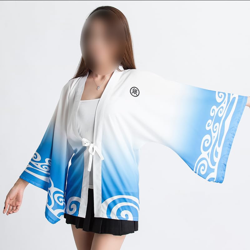 Amazon.co.jp: CHENGZI 羽織 銀魂 坂田 銀時 志村 新八 神楽 万事屋 銀