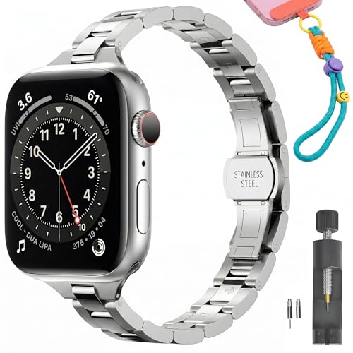 Image of Slim Stainless Band for Apple Watch Series 11-1 /SE, Ultra 3-1