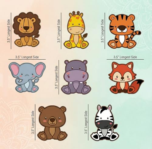 Image of ImagiVibe DIY Paint Your Own 8 Cute Animal Cutouts Fridge Magnets Kit for Kids | Craft Activity Kit Creative Fridge Magnet Painting Art | Encourages Imagination, Creativity & Screen-Free Fun | Made in India (Animal)