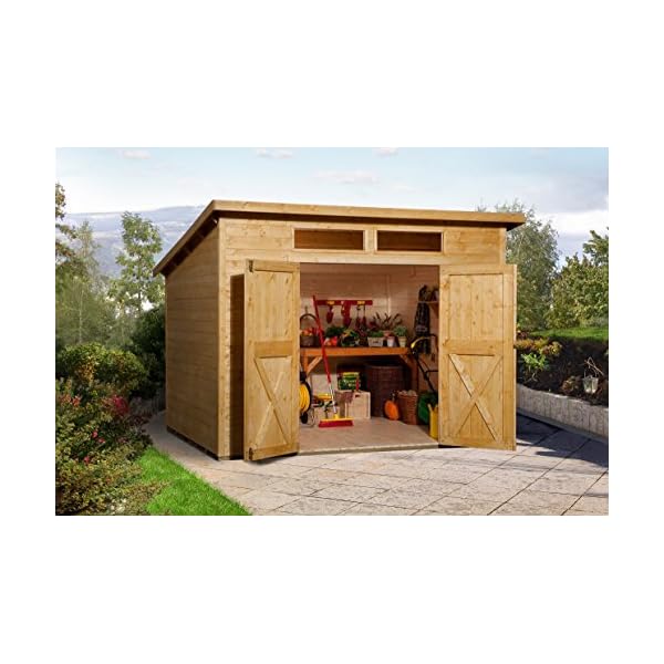 Weka Gartenhaus 325 A Größe 1 lasiert