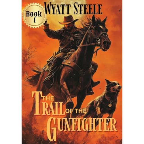 The Trail of the Gunfighter Audiolibro Por Wyatt Steele arte de portada