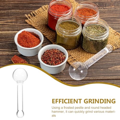 Molinillo de polvo con agarre ergonómico cómodo y mortero de cristal multiusos 3