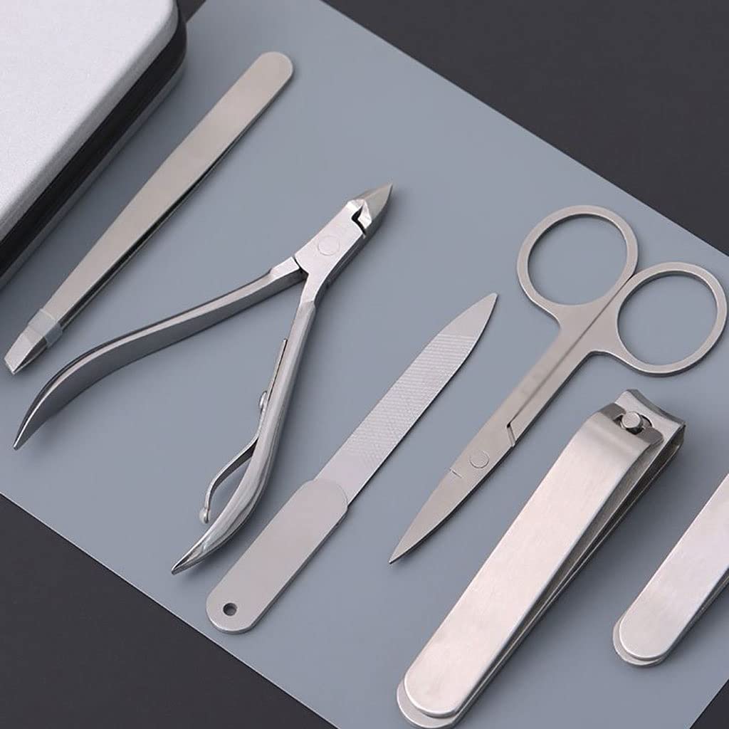 Coupe-Ongles Kit de Coupe-Ongles, 6 pièces Portable Nail Set Décoration Pied Set Soins Personnels Beauté Set Manucure Kit