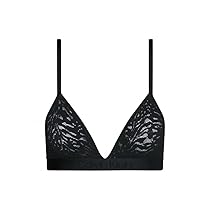 Calvin Klein Unlined Triangle 000QF7491E Triangolo (Parte Superiore del Bikini), Nero (Black), L Donna