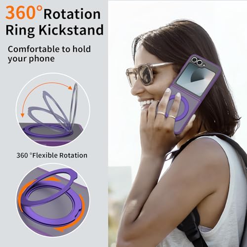 Coque Samsung Z Flip 7 FE antichoc avec support de charge sans fil