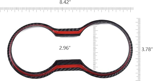 Miniatura 4 de PIT66 Funda para portavasos compatible con Ford Mustang 2015-2022