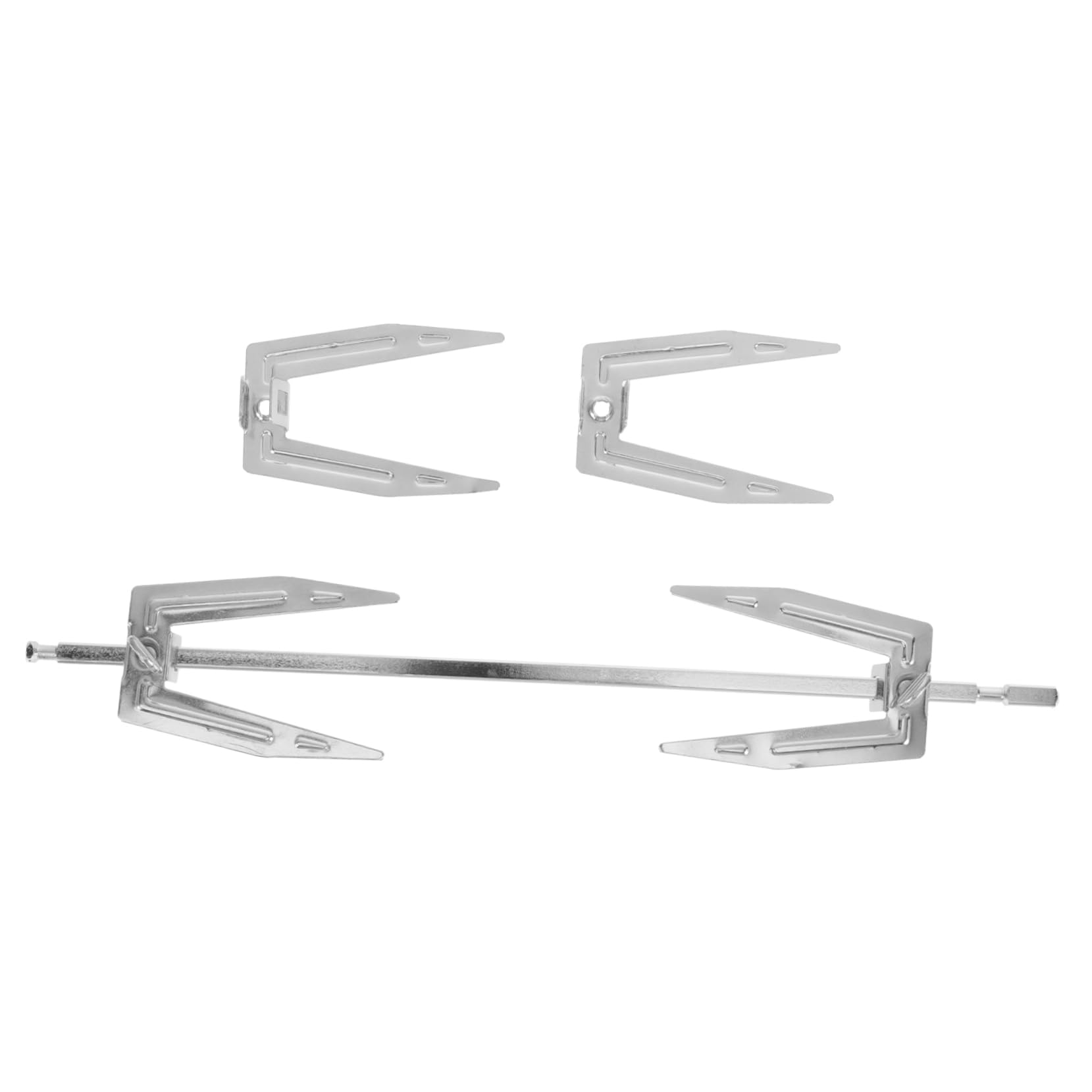 DECOMELODY 1set Rotating Chicken Forks for Air Fryer and Oven Roasting Easy to Clean and Store for Grilling Whole Chickens and Outdoor Bbqs
