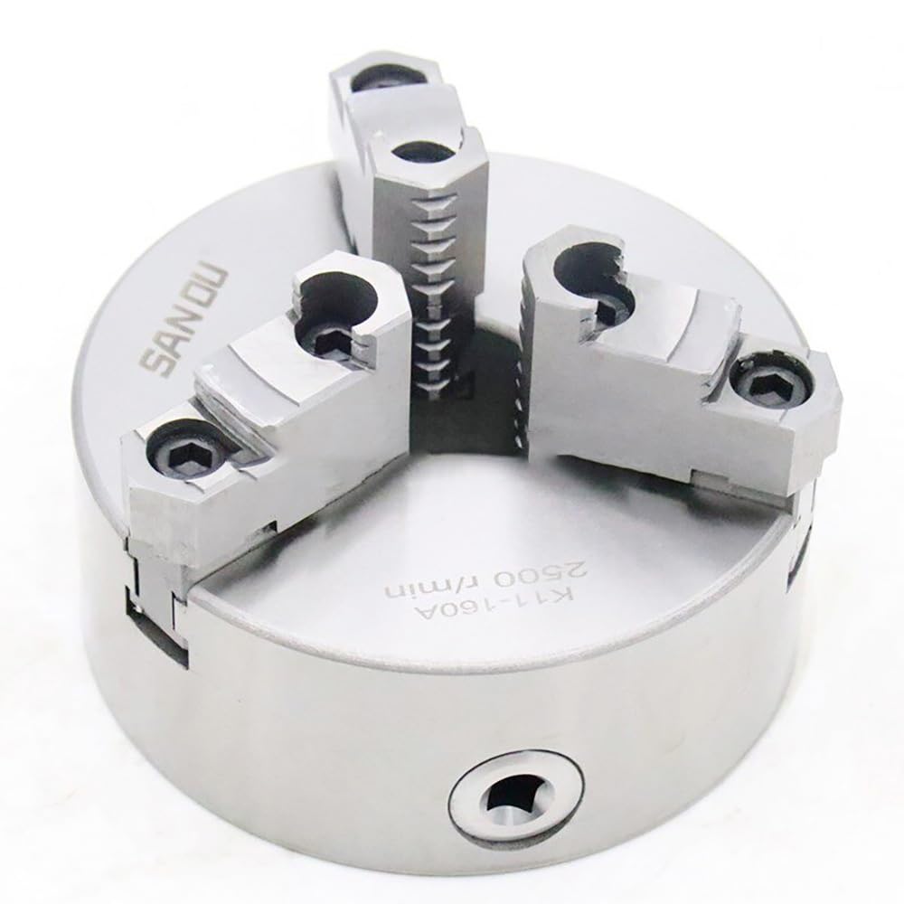 1PC Ręczny 3-szczękowy Samocentrujący Uchwyt Tokarski K11 80/100/125/130/160/200 Do Obrabiarek CNC(K11-130)