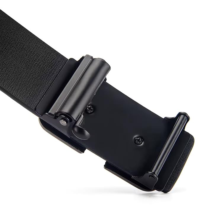 Image of NAPA HIDE Men's Auto Lock Vegan Leather Belt | Stylish Adjustable Buckle Belt for Formal & Casual Wear I Fits upto 40 Inches Waist size