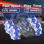 New Gesture Sensing RC Stunt Car with Lights Music, Hand Gesture Remote Control Car 360° Spins Double Side Controlled RC Car Birthday Gifts Toys for 6-12 Years Old Boys - Image 5