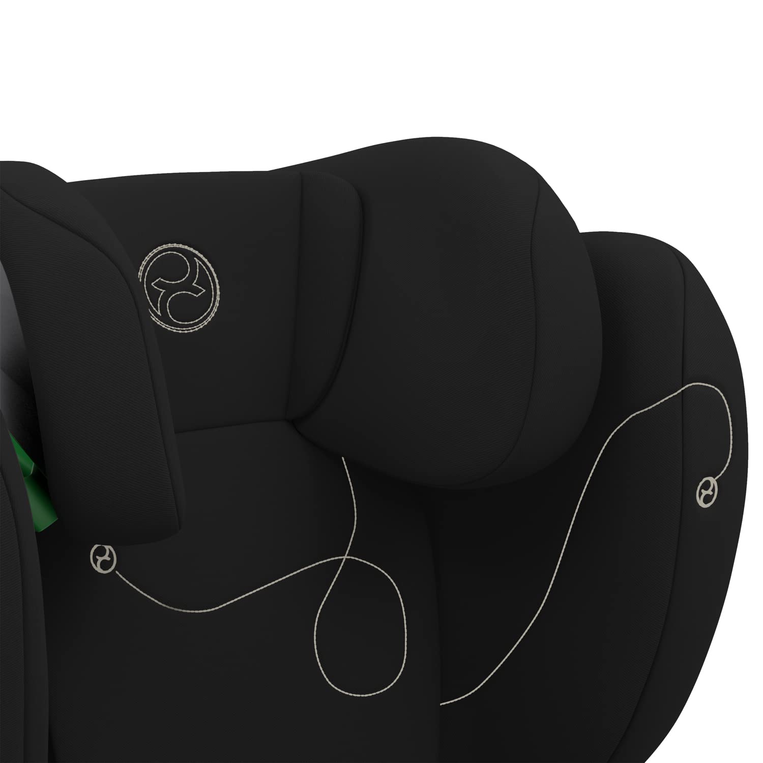 CYBEX Gold Dziecięcy fotelik samochodowy Solution G i-Fix, Do samochodów z systemem ISOFIX i bez niego, Od ok. 3 do 12 lat (100–150 cm), Od ok. 15 do 50 kg, Moon Black