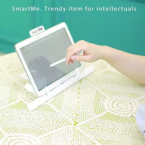 [Smartme] Portable Book Stand Ultra-Light Weight 0.33Lb Transformer Book Holder, Angle Adjustable Smart Pad Mount, Reading Stand, Document Holder #TOP6