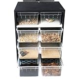 Hwydo cabine d’élevage PVC à 8 boîtes avec coussin chauffant photo 5