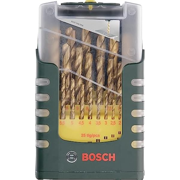 Bosch Professional Набор HSS-TiN 1–13 мм, 25 шт.