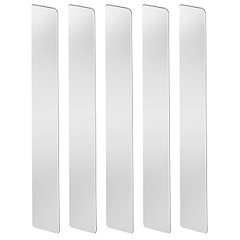 Lot de 5 bandes de tôle en acier inoxydable 304, tôle métallique, bande ...