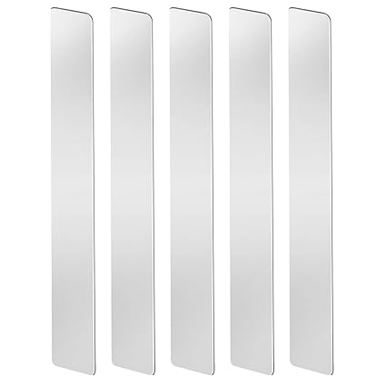 Lot de 5 bandes de tôle en acier inoxydable 304, tôle métallique, bande ...