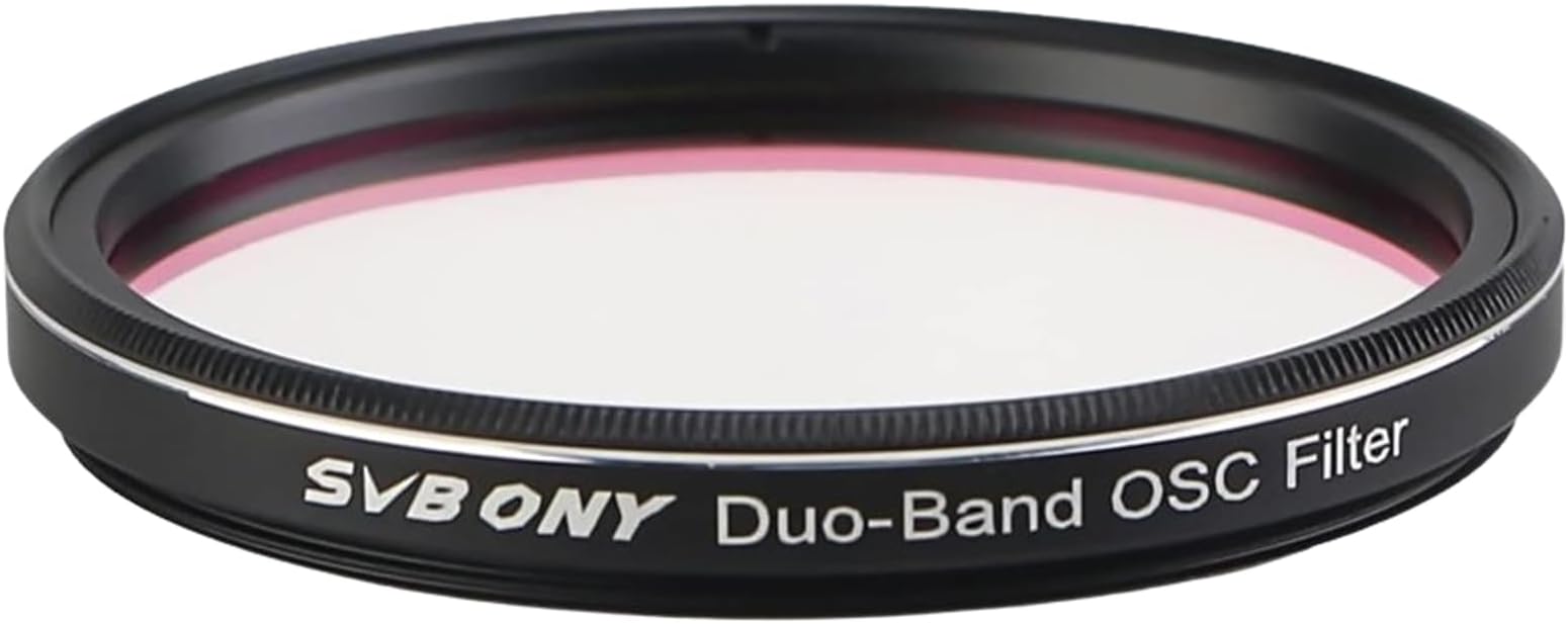 SVBONY SV220 2" Dual-Band Nebula Filter, H-Alpha & O-III Narrowband, Light Pollution Filter for Astrophotography