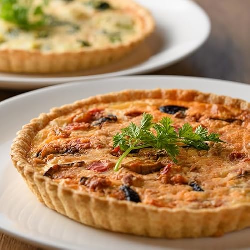 イタリア料理 Bliss 門川町産の野菜を使ったキッシュ(ホール2枚・直径約18cm)トマトソース クリームソース 2種 食べ比べ イタリアン 惣菜 おかず 冷凍[AC-9][イタリア料理 Bliss]
