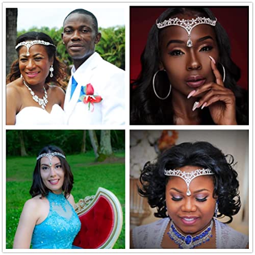 Wedding Bridal Women's Crystal Flower Decor Crown Headband Headdress Tiara #TOP7