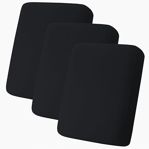 Miniatura 93 de hyha Fundas de cojín de sofá estampadas, fundas de sofá florales lavables para sofá de 3 cojines, fundas de cojín elásticas con patrón de Rojo y