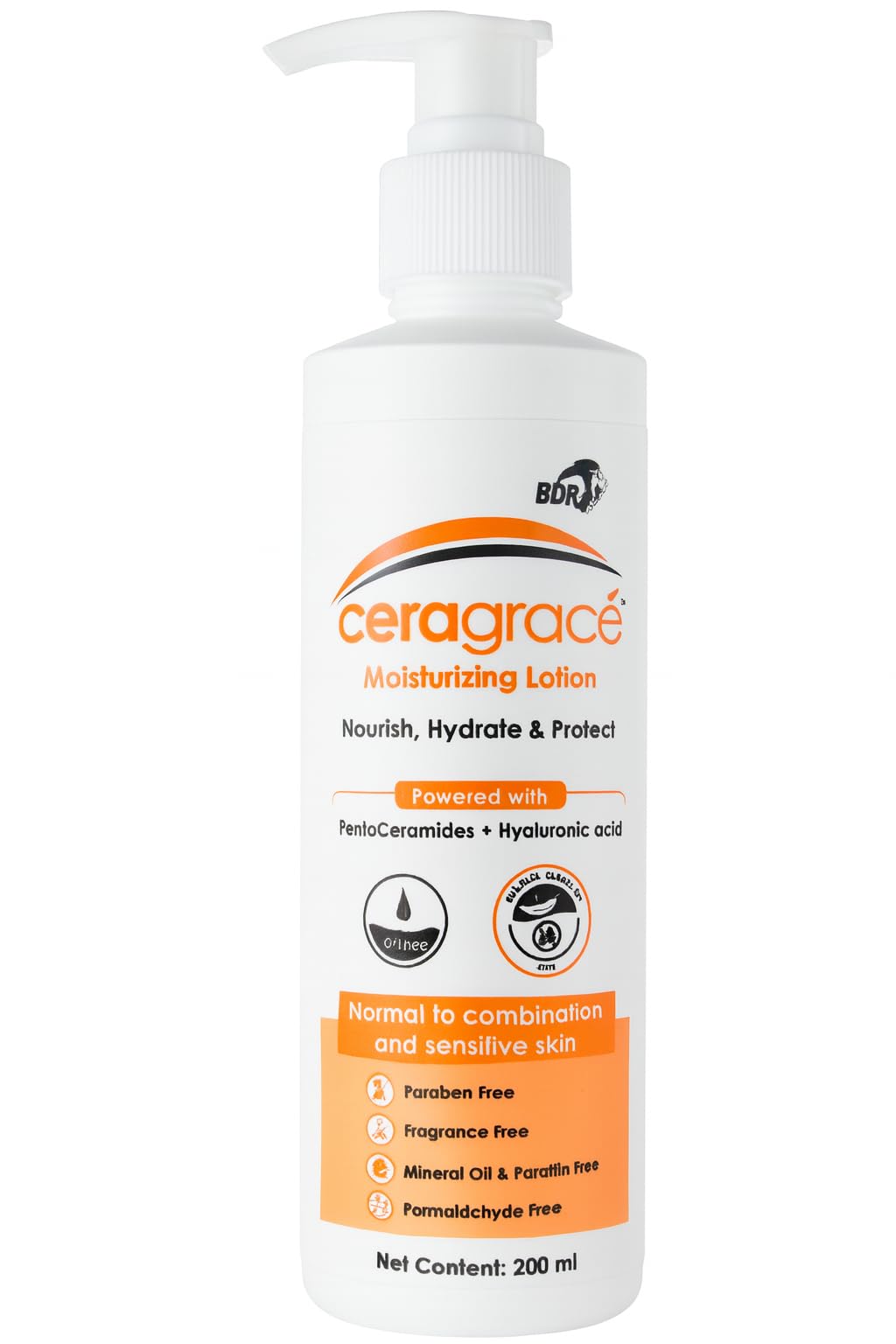 Ceragrace Moisturizing Lotion for Normal to Combination and Sensitive Skin, with PentoCeramides and Hyaluronic Acid, Paraben Free, 200ml-image-11