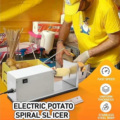 Cortador en Espiral para Papas Fritas Acero Inoxidable miniatura 2