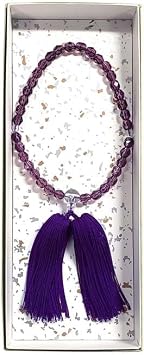 OJUZU Buddhist Zen Meditation Ladys Player Beads W/Purple Tassel...E3148