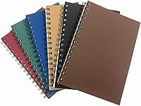 Vista 6 de ALIMITOPIA Spiral Notebook Journal,College Ruled Thick Paper Hardcover Wirebound Notepad Diary Memo Sketch Note Book for School Office Business