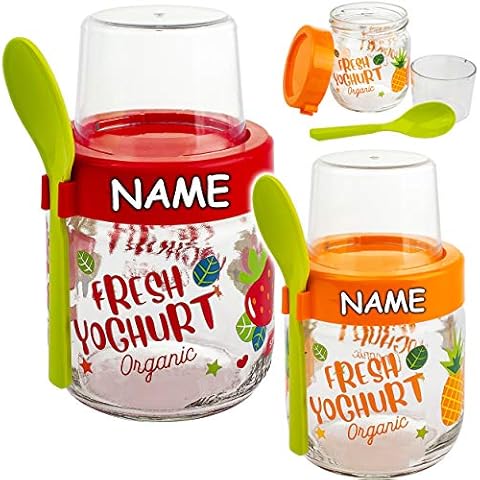 alles-meine.de GmbH Glas - Salatbecher/Joghurtbecher/Müslibecher - to go Cover