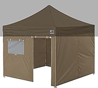 Vista 33 de Eurmax - Kit de paredes con cierre para toldo de 10 x 20 pies, con ventana de malla y puerta enrollables, solo 4 paredes (color blanco)