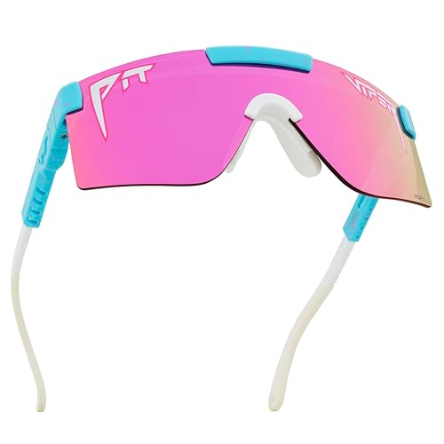 Pit Viper Sunglasses I The Original 2.0 I 100% UV Lens, Indestructible Frame I Turbo Adjustable I Micro Fiber Bag & Straps