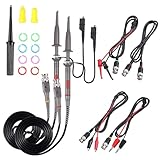 Universal-Oszilloskop-Sonde mit Zubehör-Set, 100 MHz Oszilloskop-Clip-Sonden mit BNC zu Messleitungs-Kit (100 MHz Kit)