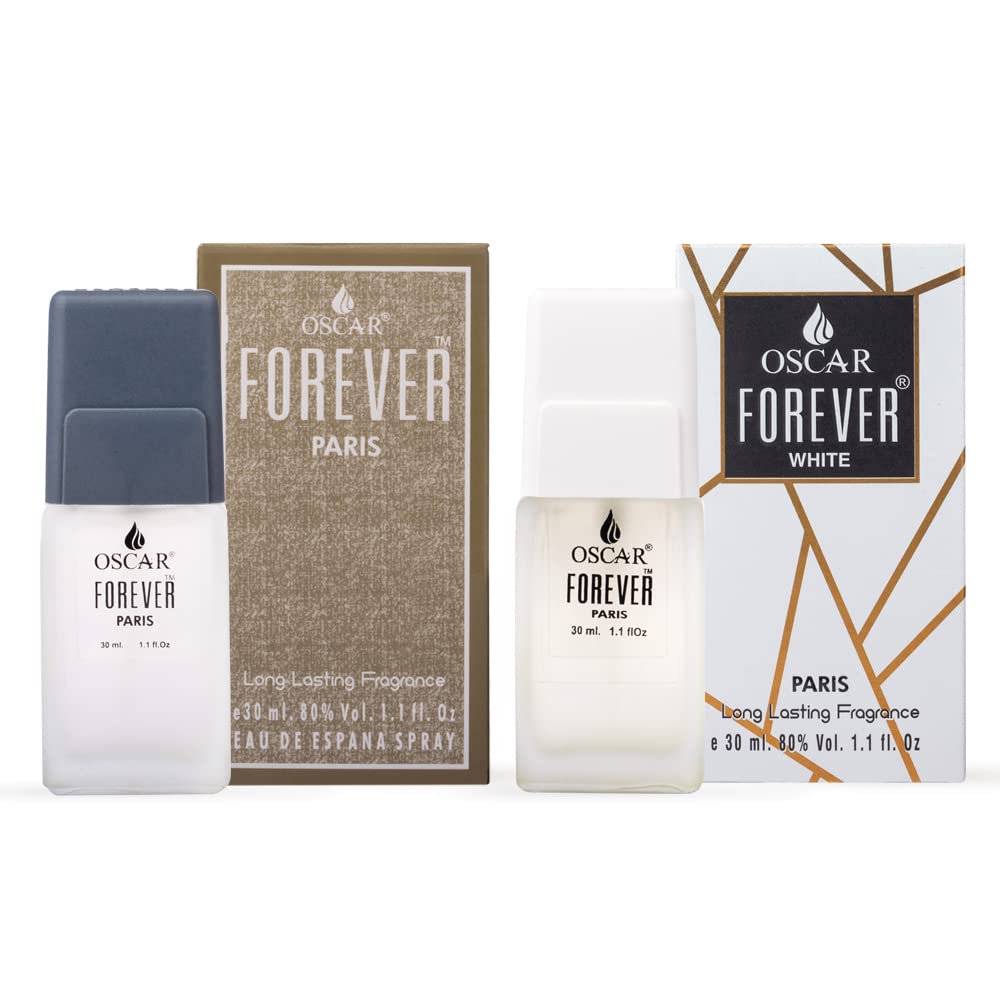 Oscar Forever Paris with Forever White Long Lasting Perfume For Men & Women |Exclusive Combo of Chypre Floral & Aromatic Spicy Fragrance | Everyday Unisex Skin Friendly Perfume | Pack of 2 (30ml each)-image-16