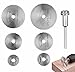 6Pcs High Speed Steel HSS Saw Disc Wheel Cutting Blades Mini Circular Saw Blade Set Rotary Tools with (3.175mm) 1/8