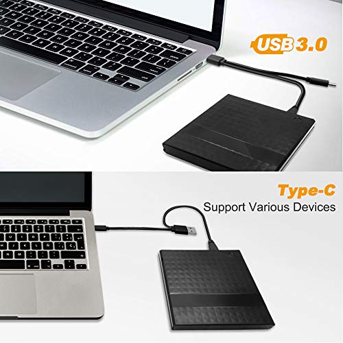 Maxesla Masterizzatore Dvd CD Esterno unità Dvd